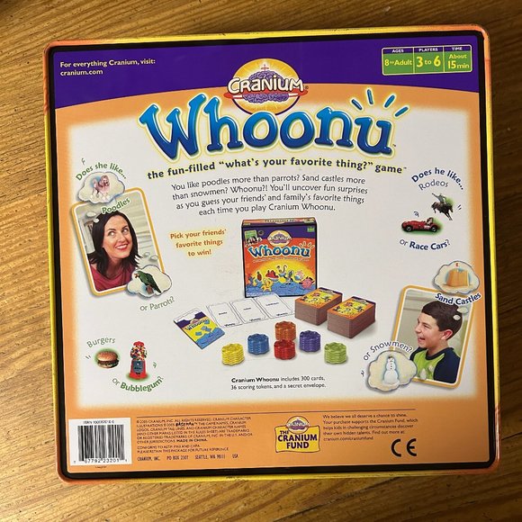 Cranium 2005 Edition Whoonu  Game in Original Tin Container - Picture 9 of 12